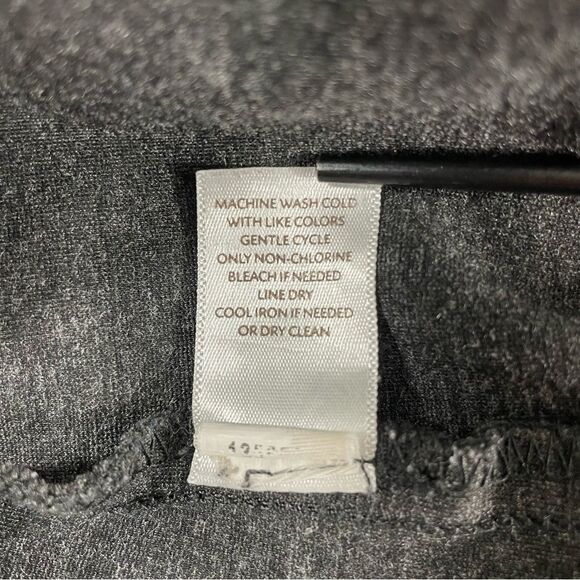 J. Jill Medium 33” Gray Pull-On Pencil Skirt Length- 4.5” Slit - Picture 10 of 11